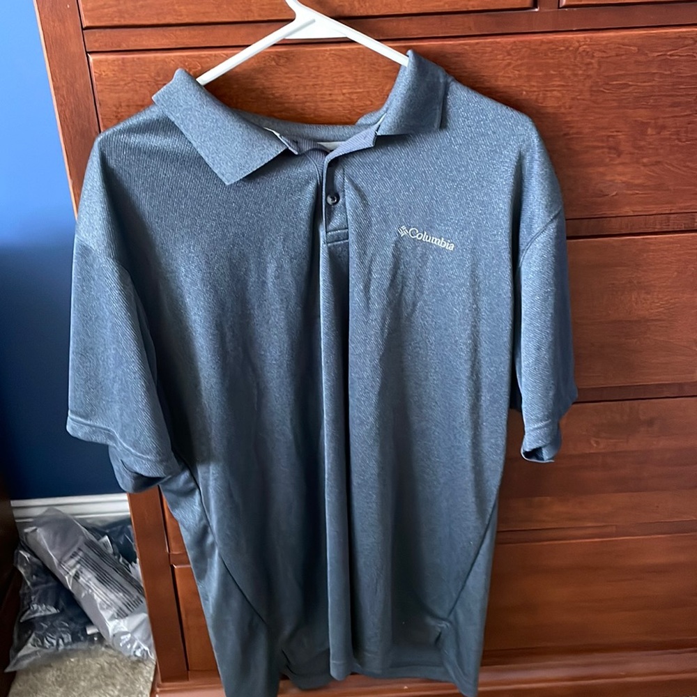 Grey XL Columbia polo